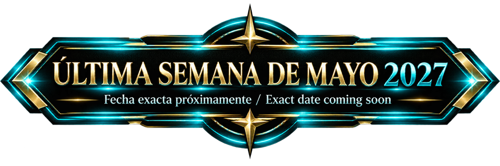 Etiqueta visual con la información de última semana de mayo de 2027 y fecha exacta próximamente para MEL Regional Ensenada.